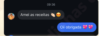 Depoimento WhatsApp rápido